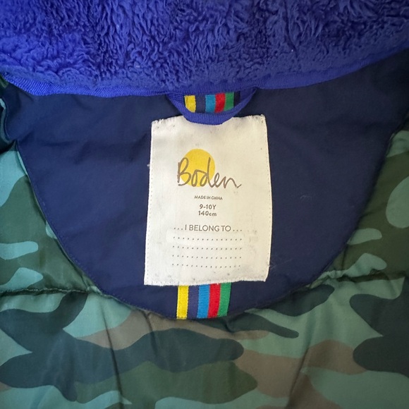 Boden boys parka, size 9/10Y - Picture 6 of 7